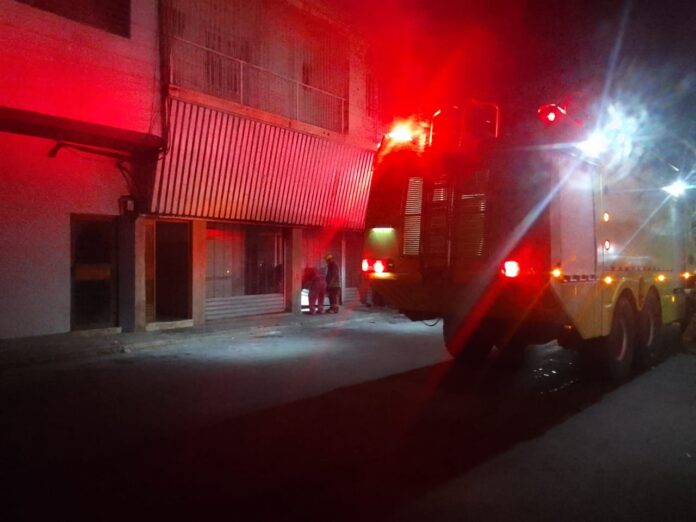 Conato de incendio en una zapatería del centro