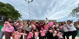 La Unefm vistió de rosa al municipio Falcón La Unefm vistió de rosa al municipio Falcón
