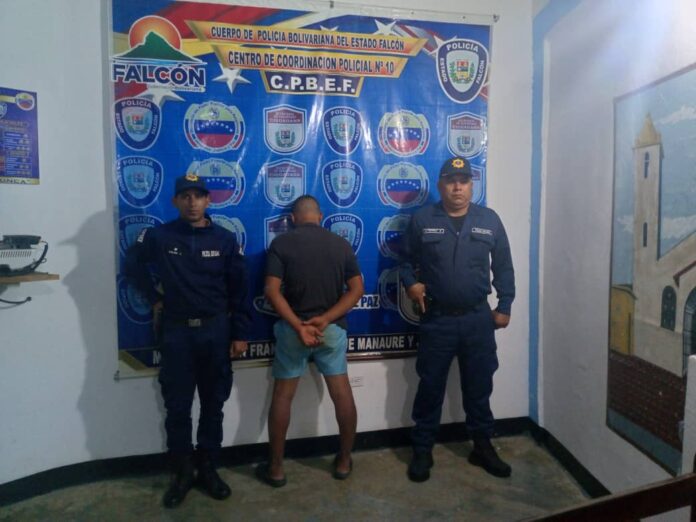 Hombre detenido por lesiones y amenaza a la vida en Mirimire