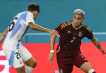 La Vinotinto cayó 1-0 en amistoso frente a Argentina