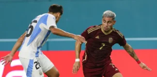 La Vinotinto cayó 1-0 en amistoso frente a Argentina