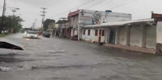 Fuertes lluvias afectan a los municipios Naguanagua y San Diego en Carabobo