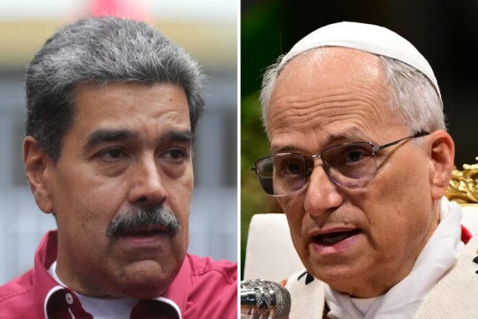 Maduro le pidió ayuda al papa León para mantener la paz