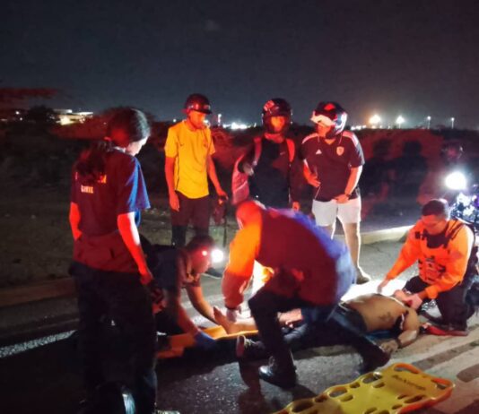 Accidente dejó motorizado lesionado en la Comunidad Cardón