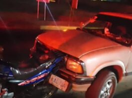 Mujer sufrió traumatismo durante accidente en Caja de Agua