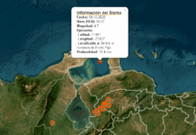 Sismo de 4.7 sacudió este miércoles #08Oct a Punto Fijo