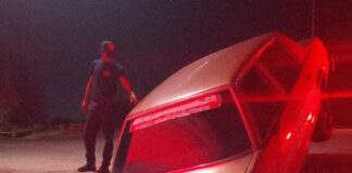 Vehículo se encunetó en la intercomunal Alí Primera