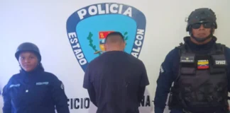 Polifalcón captura a hombre por golpear a su pareja, le exigía dinero para sus deudas