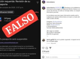 Saime lanza alerta por estafa masiva, así roban información