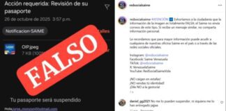 Saime lanza alerta por estafa masiva, así roban información