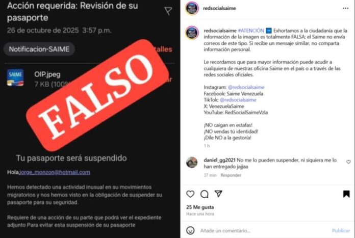 alerta por estafa masiva