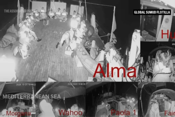 Israel interceptó flotilla humanitaria con rumbo a Gaza