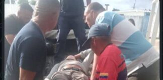 Colisión contra vehículo deja a motorizado lesionado en Pueblo Nuevo