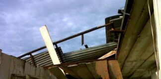 Vendaval deja a familias sin techo en el municipio Federación