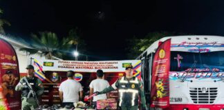 Falcón: Detenidos por transportar más de seis kilos de marihuana en una maleta