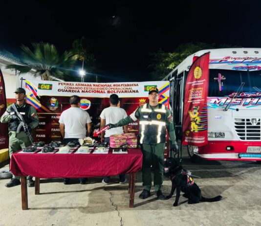 Falcon: Detenidos por transportar más de seis kilos de marihuana en una maleta