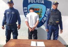 Aprehendido por amenaza a la vida y resistencia a la autoridad