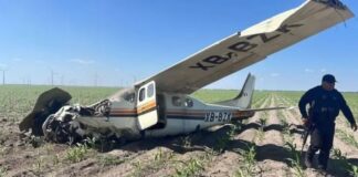 Dos detenidos|Cae avioneta con cargamento ilegal