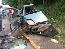 Colisión entre gandola y un vehículo Spark dejó un fallecido en Tocópero