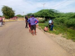 Colisión de motos en Charaima deja una madre y su hija lesionadas