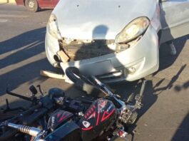 Colisión entre Chery Arauca y moto dejó dos lesionados en Coro