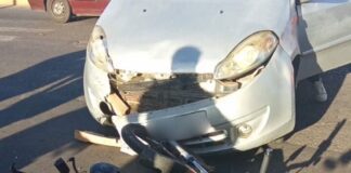 Colisión entre Chery Arauca y moto dejó dos lesionados en Coro