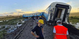 Descarrilamiento de tren deja 20 heridos en Buenos Aires