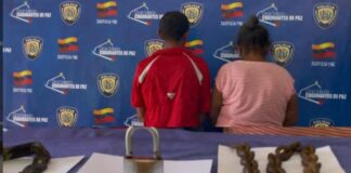 Detenida pareja por maltrato infantil en Puerto Cumarebo