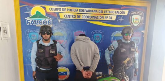 Detenido motorizado por resistencia a la autoridad en Tucacas