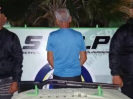 Detenido sexagenario por porte Ilicito en la zona industrial de Coro
