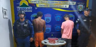 Detienen a dos hombres por Hurto en Boca de Aroa