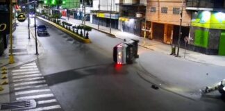 Imprudencia al volante deja varios heridos tras violar luz de semáforo