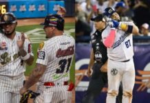 Juegos de la LVBP para este domingo 9 de noviembre