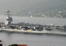 Llegó al Caribe el portaviones más grande del mundo Llegó al Caribe el portaviones más grande del mundo