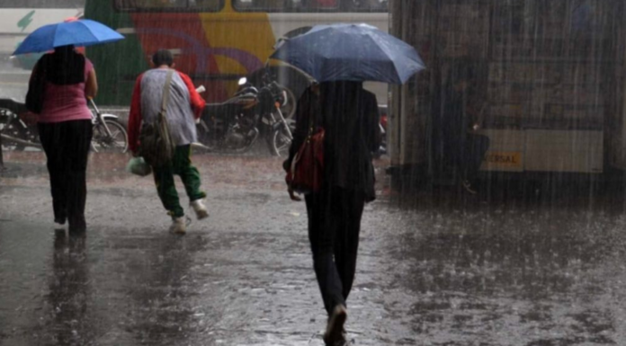 Inameh: vaguada mantiene el pronóstico de lluvias fuertes hoy martes