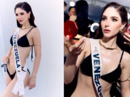 Stephany Abasali deslumbra en traje de baño en el Miss Universo 2025