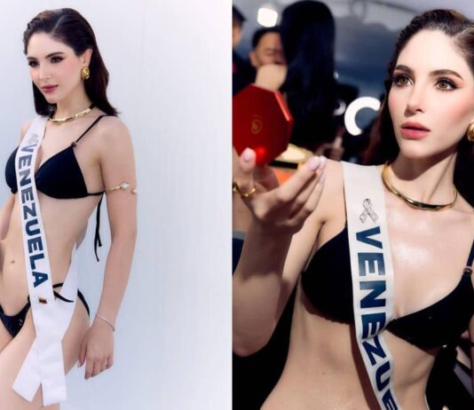 Stephany Abasali deslumbra en traje de baño en el Miss Universo 2025