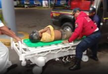 Moto chocó con un objeto fijo en Coro y dejó dos lesionados