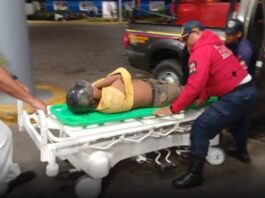 Moto chocó con un objeto fijo en Coro y dejó dos lesionados