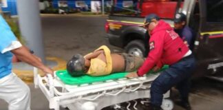 Moto chocó con un objeto fijo en Coro y dejó dos lesionados