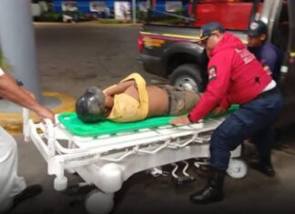 Moto chocó con un objeto fijo en Coro y dejó dos lesionados