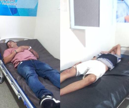 Motorizados chocaron con objeto fijo en Pueblo Nuevo