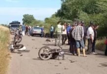 Colisión entre moto y vehículo dejó un fallecido la mañana de hoy miércoles
