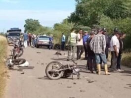 Colisión entre moto y vehículo dejó un fallecido la mañana de hoy miércoles