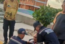 Octogenario sufre lesiones durante caída