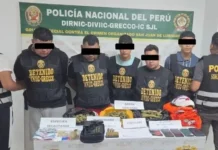 Perú | Venezolanos, capturados por extorsión y posesión de armas Perú | Venezolanos, capturados por extorsión y posesión de armas