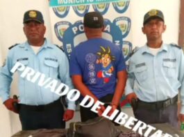 Privado de libertad sujeto capturado por Polifalcón