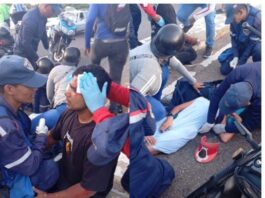 Recién casados sufren accidente en Punto Fijo