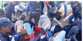 Recién casados sufren accidente en Punto Fijo