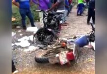 Choque entre motos dejó un muerto y un herido